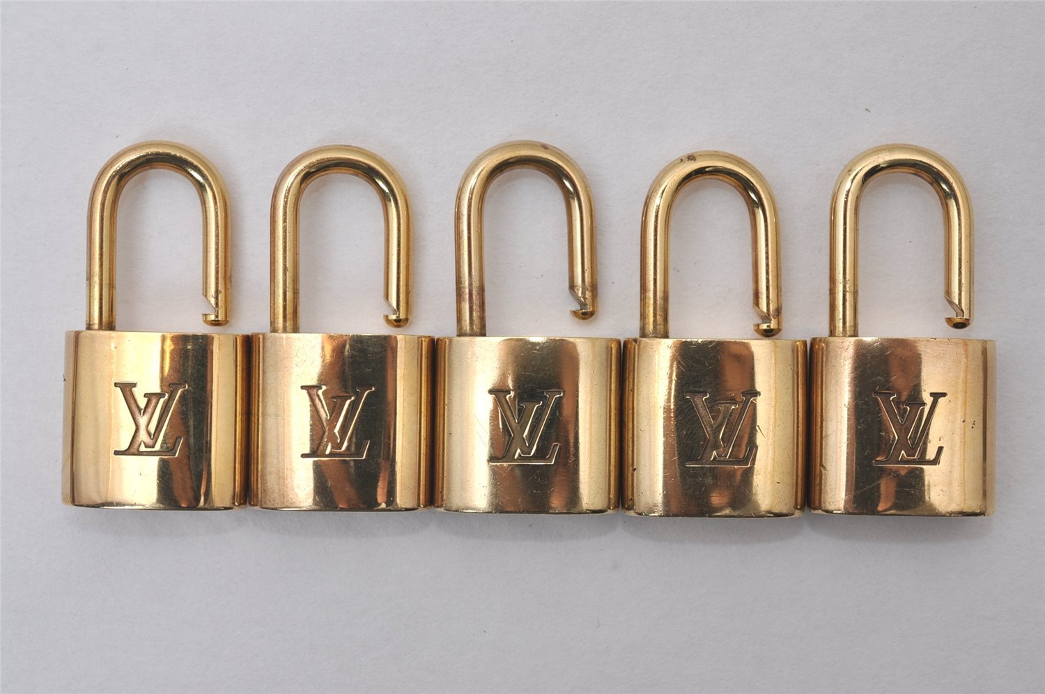 Authentic Louis Vuitton Padlock Gold 10Set LV 4829I