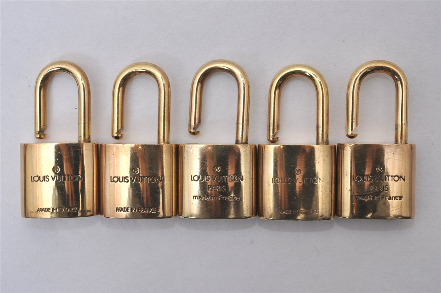 Authentic Louis Vuitton Padlock Gold 10Set LV 4829I