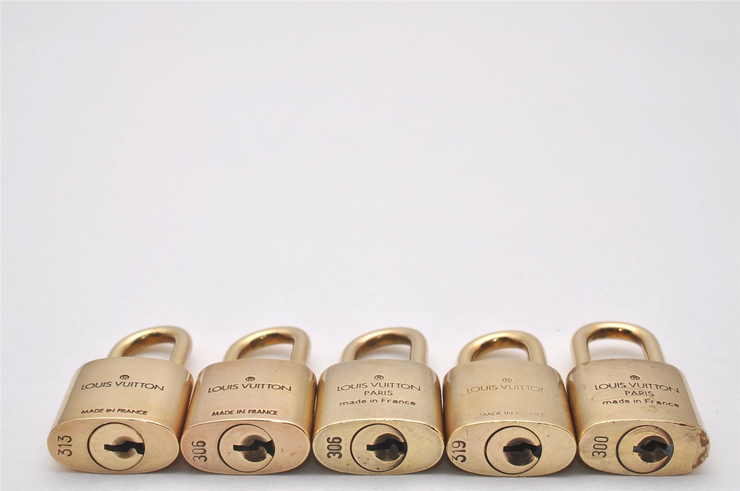 Authentic Louis Vuitton Padlock Gold 10Set LV 4829I