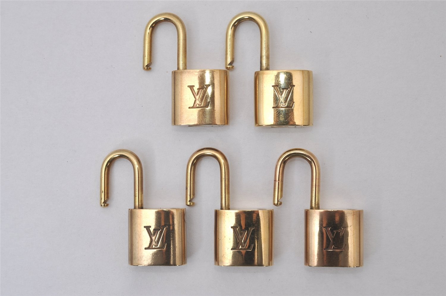 Authentic Louis Vuitton Padlock Gold 10Set LV 4829I