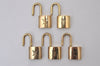 Authentic Louis Vuitton Padlock Gold 10Set LV 4829I