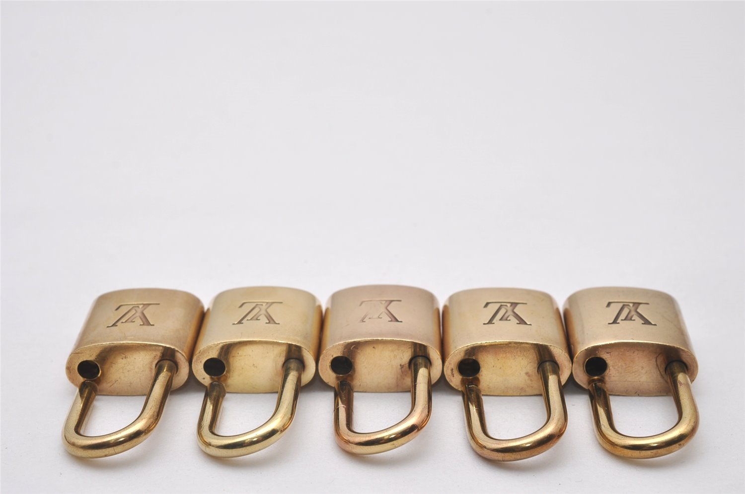 Authentic Louis Vuitton Padlock Gold 10Set LV 4829I