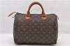 Authentic LOUIS VUITTON Monogram Speedy 30 Hand Bag M41526 LV 4830C