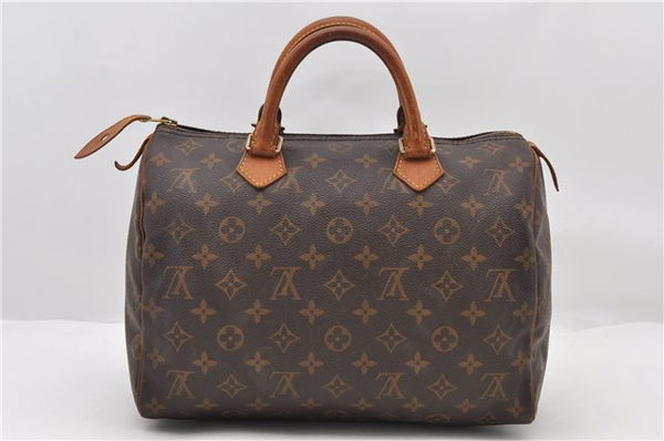 Authentic LOUIS VUITTON Monogram Speedy 30 Hand Bag M41526 LV 4830C