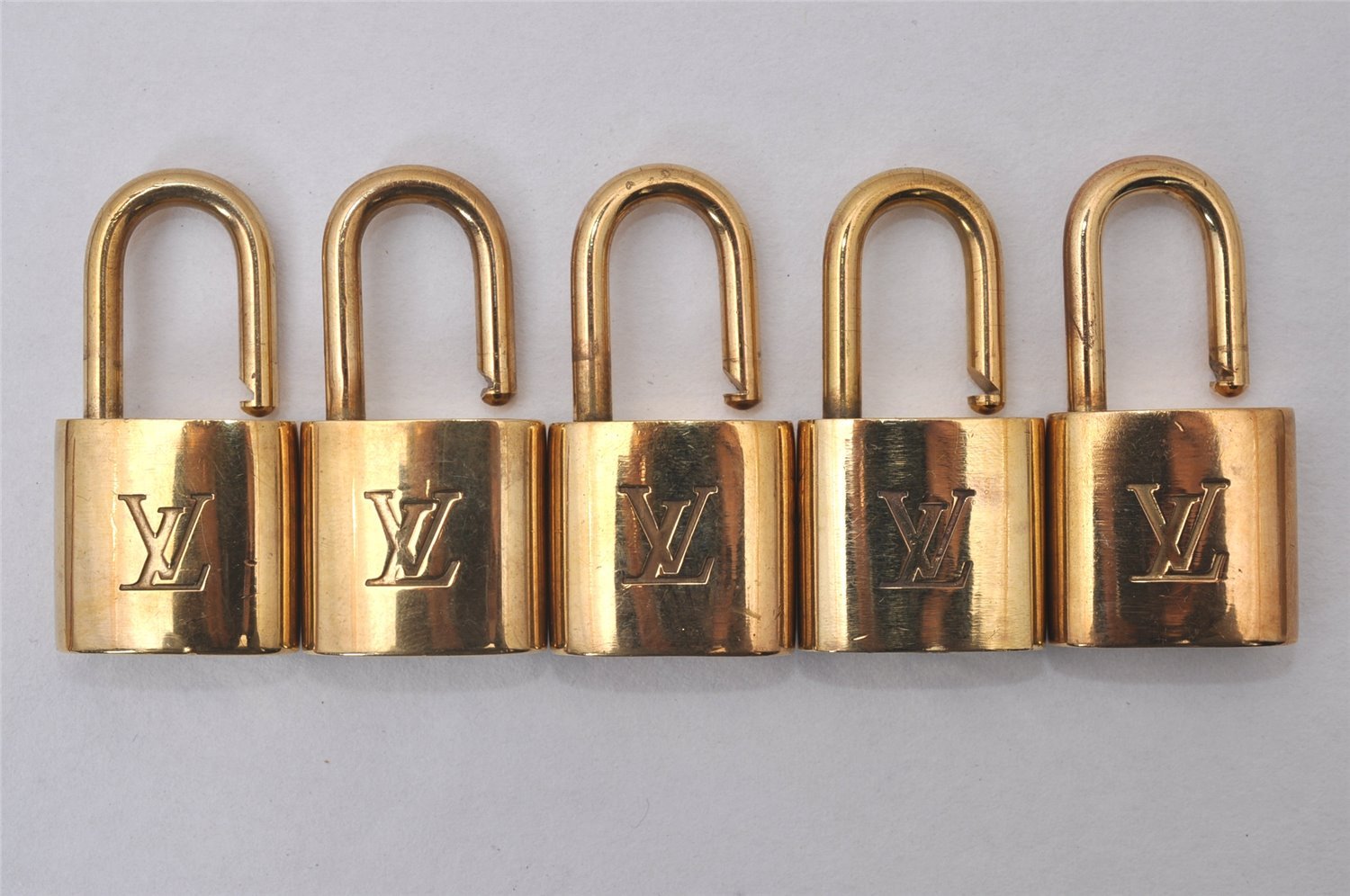 Authentic Louis Vuitton Padlock Gold 10Set LV 4830I