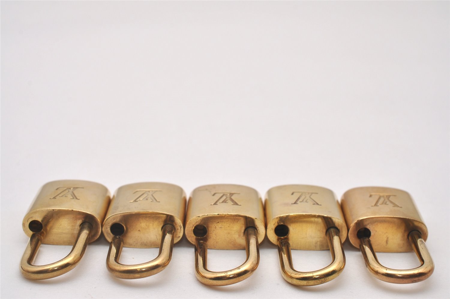 Authentic Louis Vuitton Padlock Gold 10Set LV 4830I