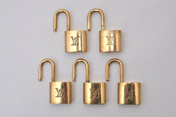 Authentic Louis Vuitton Padlock Gold 10Set LV 4830I