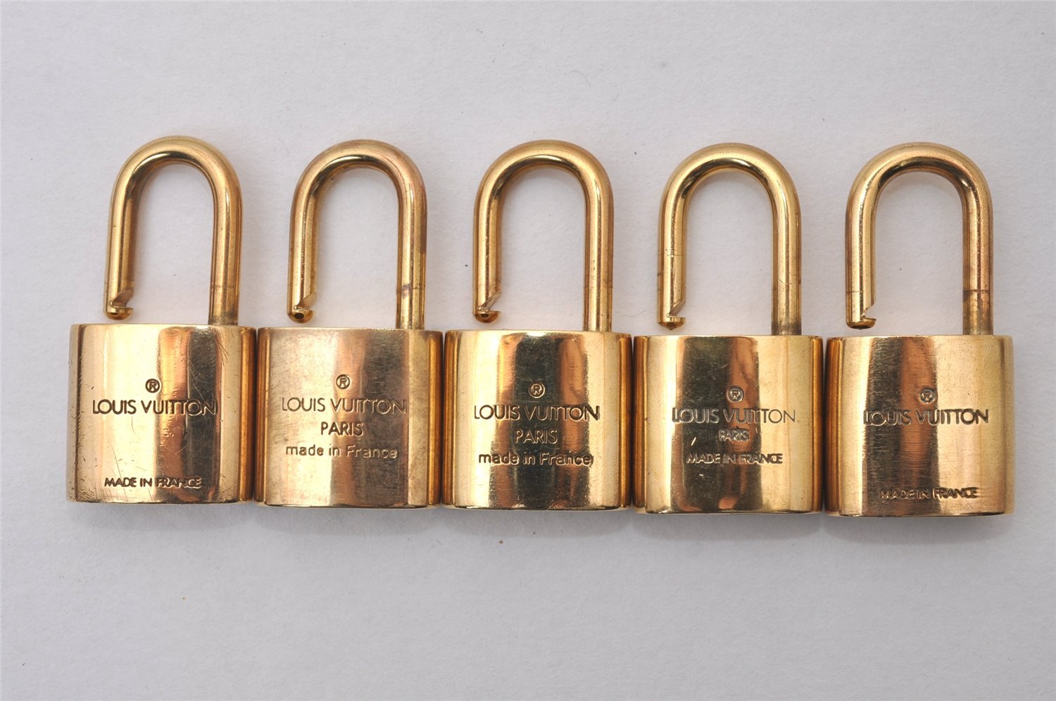 Authentic Louis Vuitton Padlock Gold 10Set LV 4830I