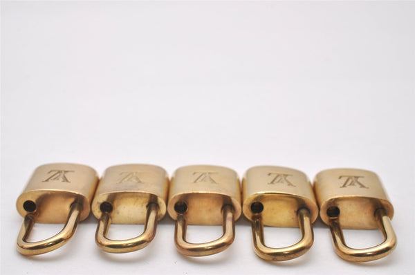 Authentic Louis Vuitton Padlock Gold 10Set LV 4830I