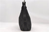 Authentic GUCCI Jumbo GG Shoulder Hand Bag GG Canvas Leather 0013814 Black 4831C