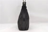 Authentic GUCCI Jumbo GG Shoulder Hand Bag GG Canvas Leather 0013814 Black 4831C