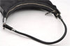 Authentic GUCCI Jumbo GG Shoulder Hand Bag GG Canvas Leather 0013814 Black 4831C