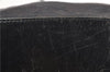 Authentic GUCCI Jumbo GG Shoulder Hand Bag GG Canvas Leather 0013814 Black 4831C