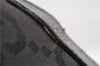 Authentic GUCCI Jumbo GG Shoulder Hand Bag GG Canvas Leather 0013814 Black 4831C