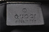 Authentic GUCCI Jumbo GG Shoulder Hand Bag GG Canvas Leather 0013814 Black 4831C