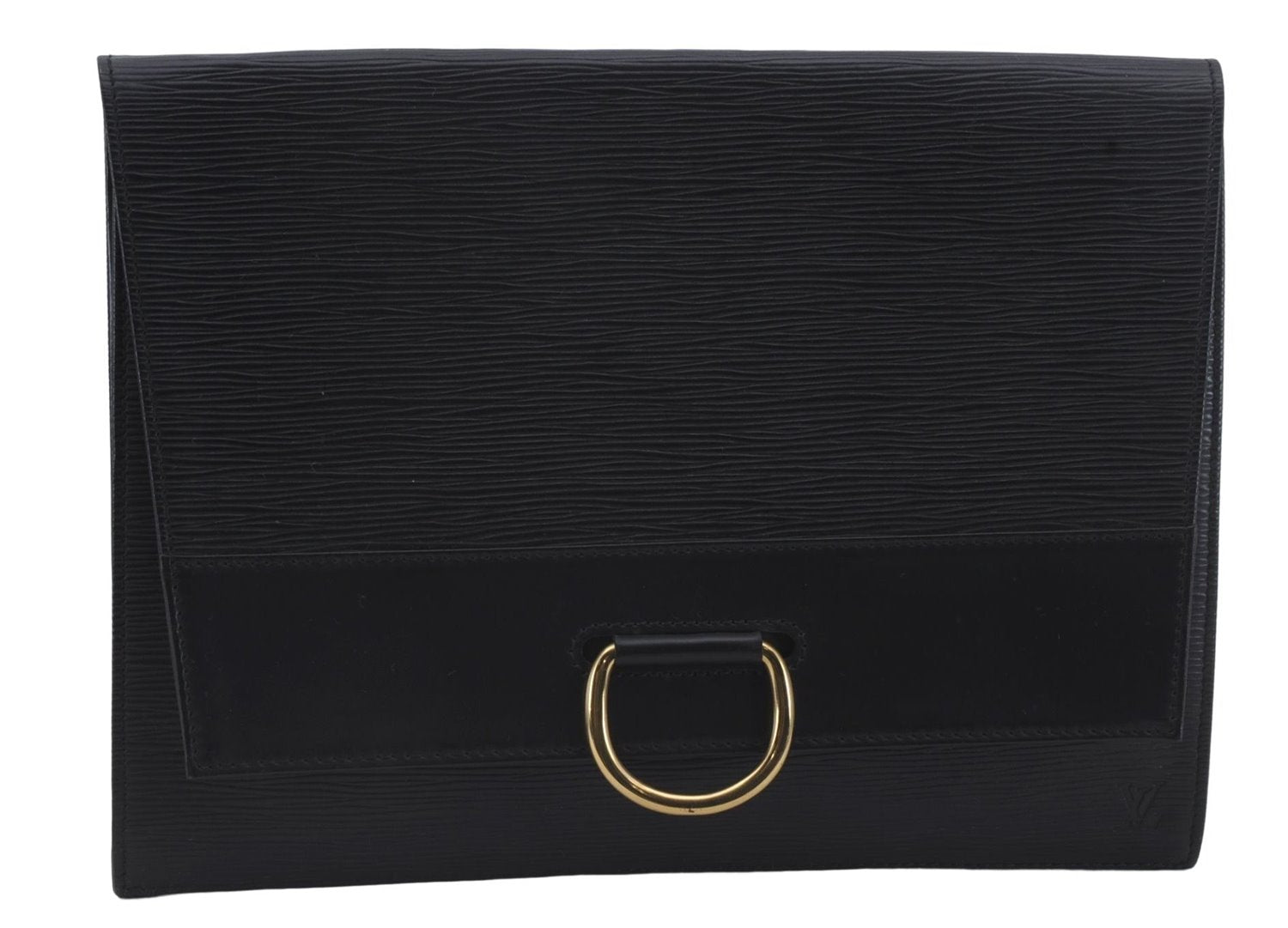 Authentic Louis Vuitton Epi Iena 32 Clutch Bag Black M52722 LV 4832D