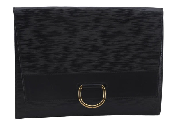Authentic Louis Vuitton Epi Iena 32 Clutch Bag Black M52722 LV 4832D
