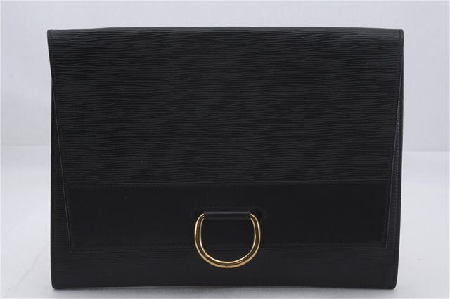 Authentic Louis Vuitton Epi Iena 32 Clutch Bag Black M52722 LV 4832D