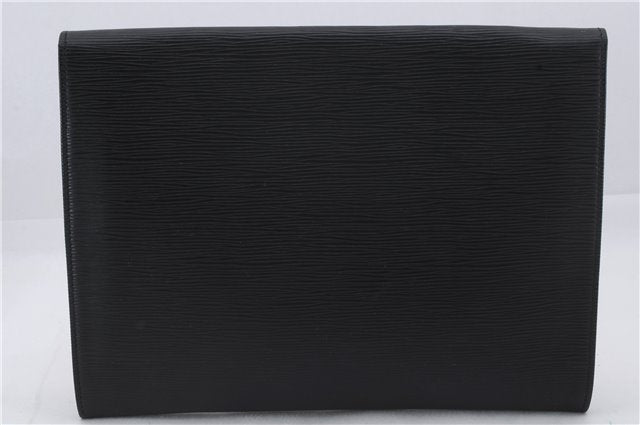 Authentic Louis Vuitton Epi Iena 32 Clutch Bag Black M52722 LV 4832D