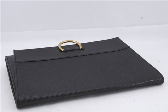 Authentic Louis Vuitton Epi Iena 32 Clutch Bag Black M52722 LV 4832D