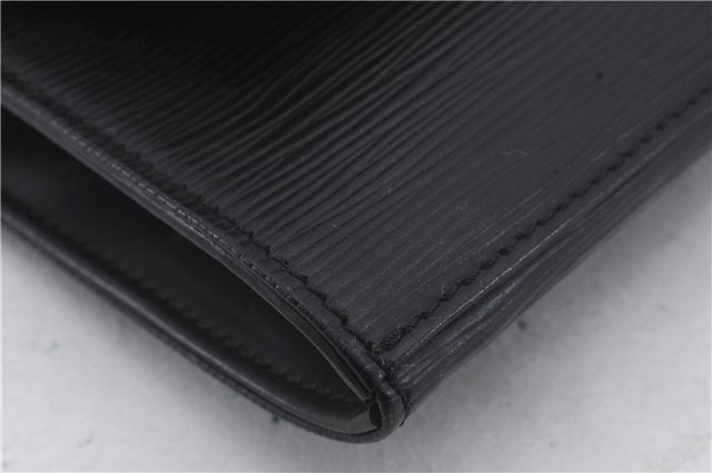 Authentic Louis Vuitton Epi Iena 32 Clutch Bag Black M52722 LV 4832D