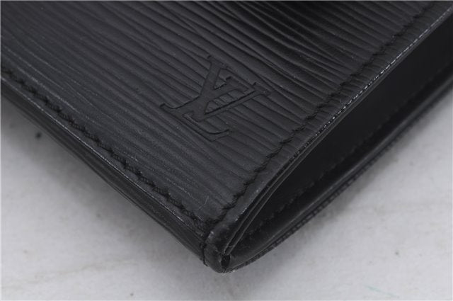 Authentic Louis Vuitton Epi Iena 32 Clutch Bag Black M52722 LV 4832D