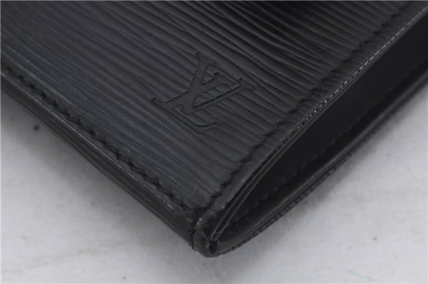 Authentic Louis Vuitton Epi Iena 32 Clutch Bag Black M52722 LV 4832D