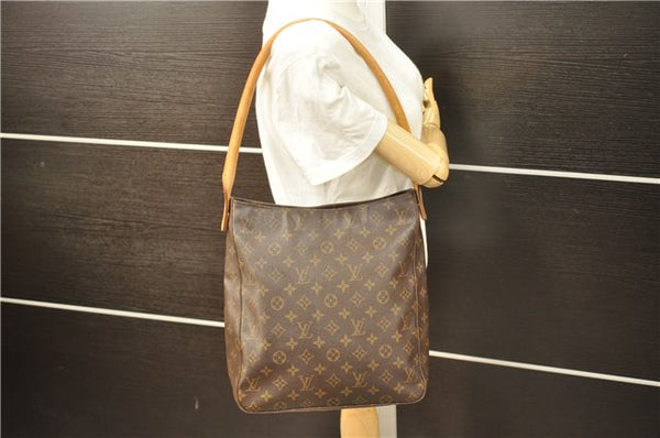Authentic Louis Vuitton Monogram Looping GM Shoulder Bag M51145 LV 4835D