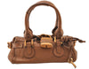 Authentic Chloe Mini Paddington Leather Shoulder Hand Bag Purse Brown 4836I