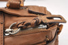 Authentic Chloe Mini Paddington Leather Shoulder Hand Bag Purse Brown 4836I