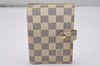 Authentic Louis Vuitton Damier Azur Agenda PM Notebook Cover R20706 LV 4837I