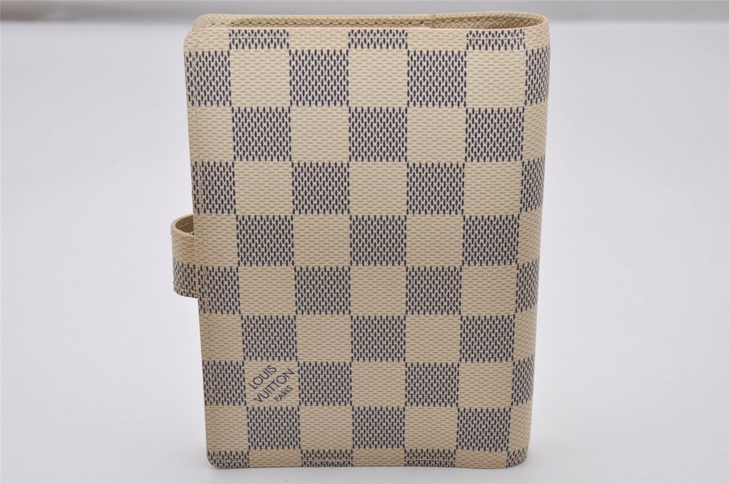 Authentic Louis Vuitton Damier Azur Agenda PM Notebook Cover R20706 LV 4837I