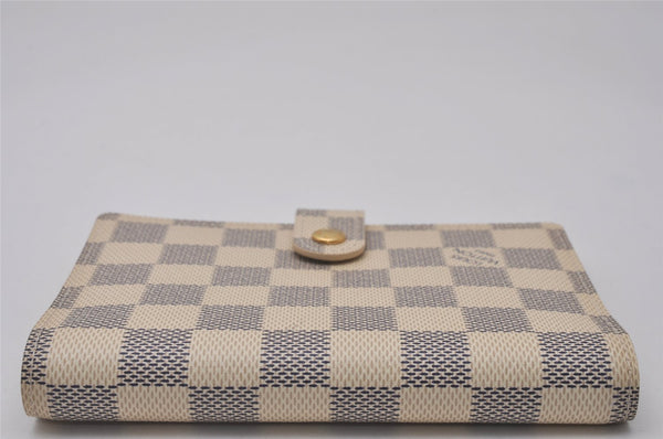 Authentic Louis Vuitton Damier Azur Agenda PM Notebook Cover R20706 LV 4837I