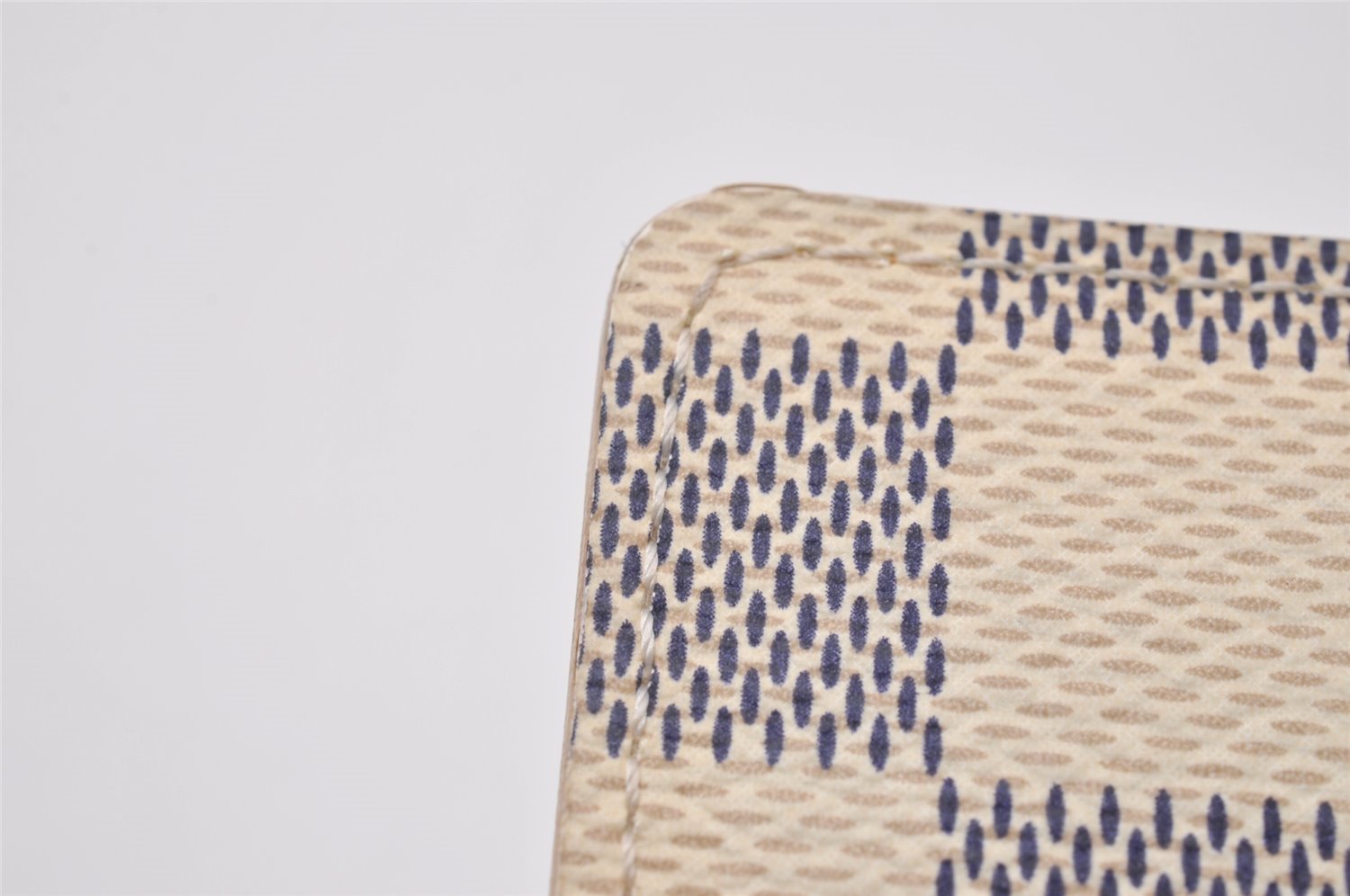 Authentic Louis Vuitton Damier Azur Agenda PM Notebook Cover R20706 LV 4837I