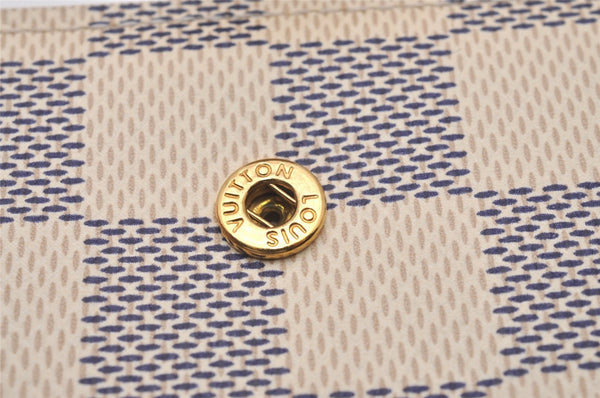 Authentic Louis Vuitton Damier Azur Agenda PM Notebook Cover R20706 LV 4837I