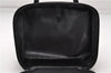 Authentic GUCCI Vanity Hand Bag GG Purse Nylon Leather Black 4839D