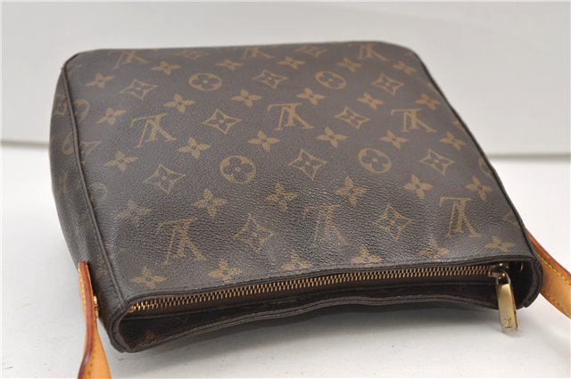 Authentic Louis Vuitton Monogram Looping MM Shoulder Bag M51146 LV 4840E