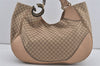 Authentic GUCCI Diamante Charlotte Tote Bag Canvas Leather 203504 Brown 4840I