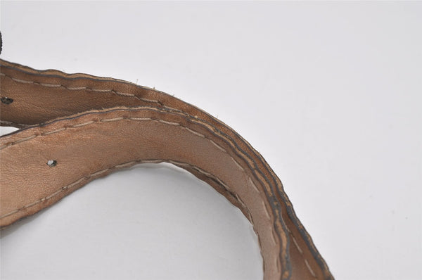 Authentic GUCCI Diamante Charlotte Tote Bag Canvas Leather 203504 Brown 4840I