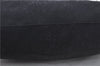 Authentic FENDI Mamma Baguette Shoulder Hand Bag Jersey Leather Black 4841B