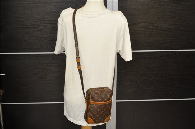 Authentic Louis Vuitton Monogram Danube Shoulder Cross Bag M45266 LV Junk 4841D