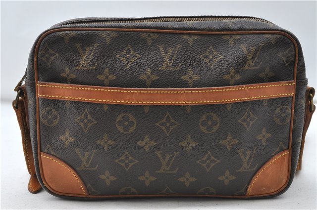 Auth Louis Vuitton Monogram Trocadero 27 Shoulder Cross Body Bag M51274 LV 4842D