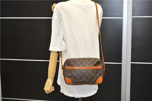 Auth Louis Vuitton Monogram Trocadero 27 Shoulder Cross Body Bag M51274 LV 4842D
