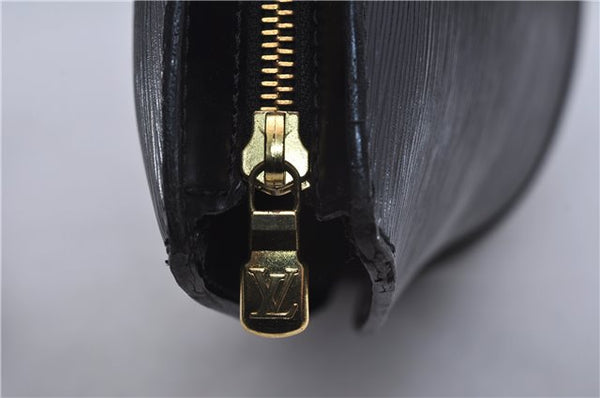 Auth Louis Vuitton Epi Saint Jacques Shopping Shoulder Bag Black M52262 LV 4842E