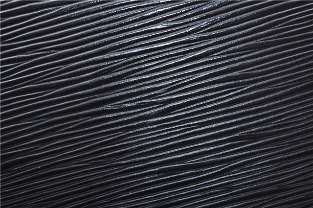 Auth Louis Vuitton Epi Saint Jacques Shopping Shoulder Bag Black M52262 LV 4842E