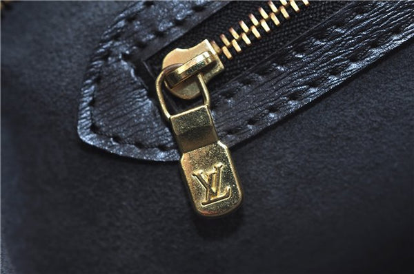Auth Louis Vuitton Epi Saint Jacques Shopping Shoulder Bag Black M52262 LV 4842E