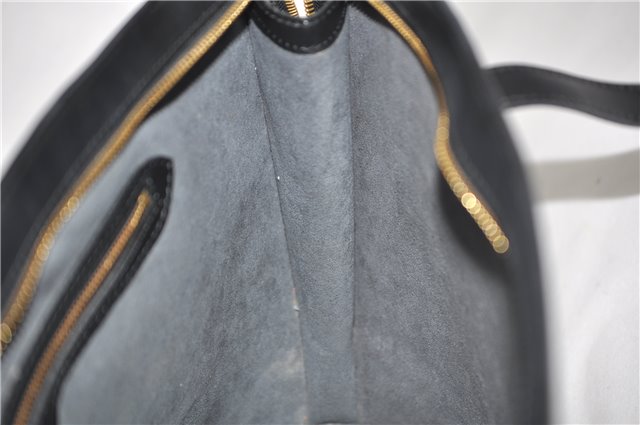 Auth Louis Vuitton Epi Saint Jacques Shopping Shoulder Bag Black M52262 LV 4842E