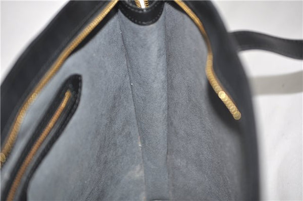 Auth Louis Vuitton Epi Saint Jacques Shopping Shoulder Bag Black M52262 LV 4842E