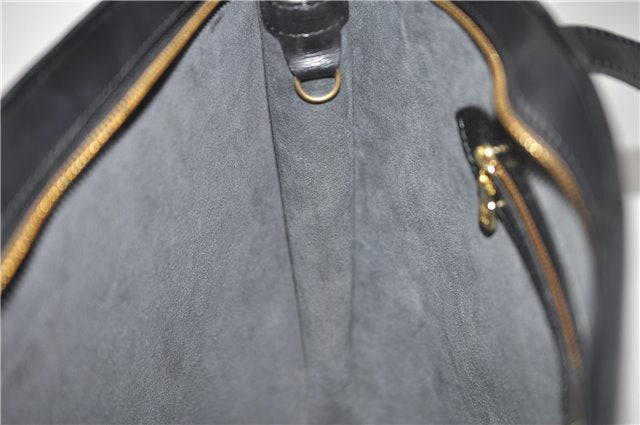 Auth Louis Vuitton Epi Saint Jacques Shopping Shoulder Bag Black M52262 LV 4842E