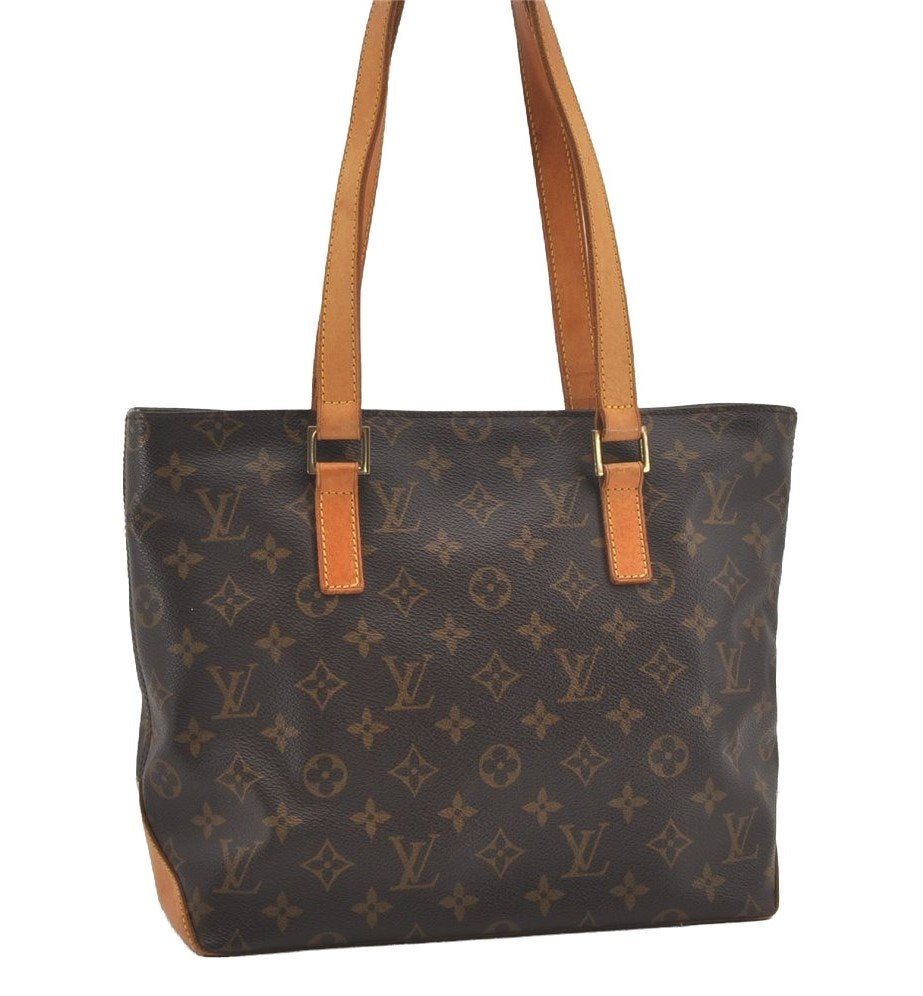 Authentic Louis Vuitton Monogram Cabas Piano Shoulder Tote Bag M51148 LV 4842I